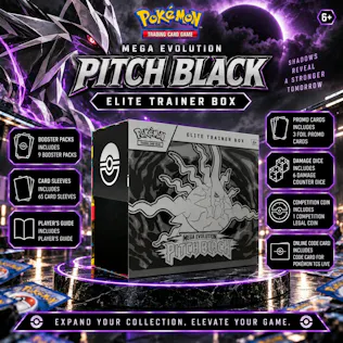 NEW POKÉMON MEGA EVOLUTION PITCH BLACK ELITE TRAINER BOX 2.0 #32