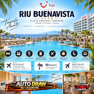 TUI 10 NIGHT ALL INCLUSIVE ESCAPE TO PLAYA PARAISO, TENERIFE