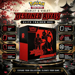 NEW POKÉMON SCARLET & VIOLET DESTINED RIVALS ELITE TRAINER BOX