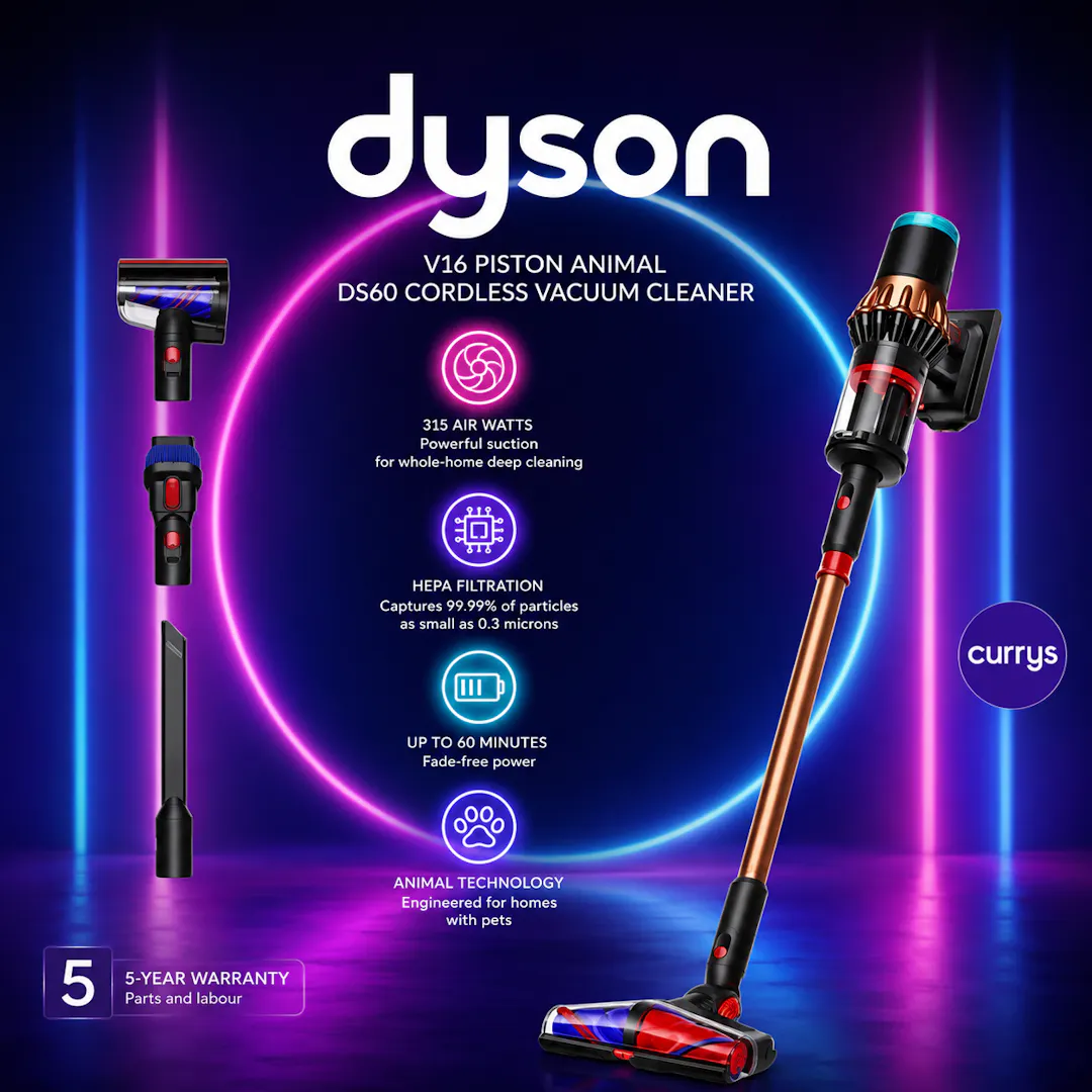 DYSON V16 PISTON ANIMAL DS60 CORDLESS VACUUM CLEANER