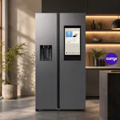 SAMSUNG AI FAMILY HUB AMERICAN-STYLE SMART FRIDGE FREEZER