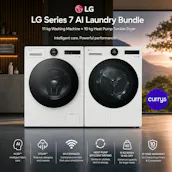 LG SERIES 7 AI WASHING MACHINE & DRYER BUNDLE