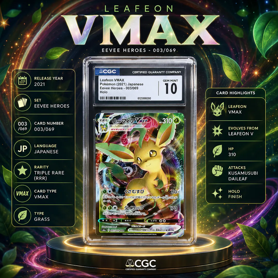 CGC GEM MINT 10 JAPANESE POKÉMON COLLECTION – 6 CARD PREMIUM GRADED BUNDLE