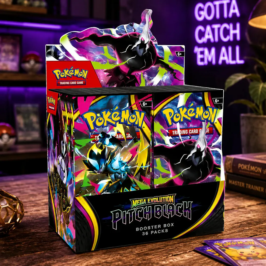 NEW RELEASE POKEMON TCG PITCH BLACK BOOSTER BOX 36 PACKS