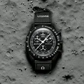 SWATCH X OMEGA SNOOPY MOONPHASE BLACK