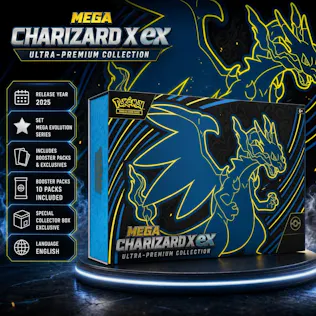 NEW SEALED POKÉMON TCG: MEGA CHARIZARD X EX ULTRA-PREMIUM COLLECTION #1