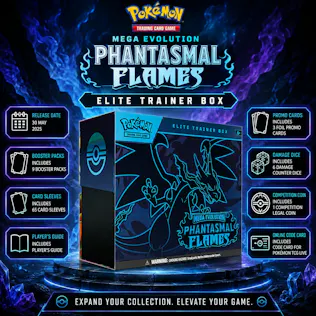 POKÉMON MEGA EVOLUTION PHANTASMAL FLAMES ELITE TRAINER BOX