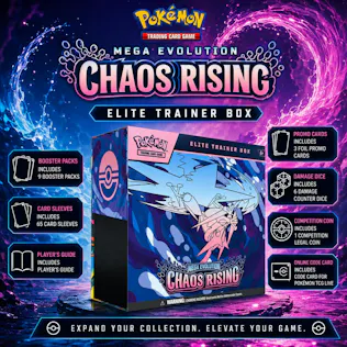 NEW POKEMON MEGA EVOLUTION CHAOS RISING ELITE TRAINER BOX #4