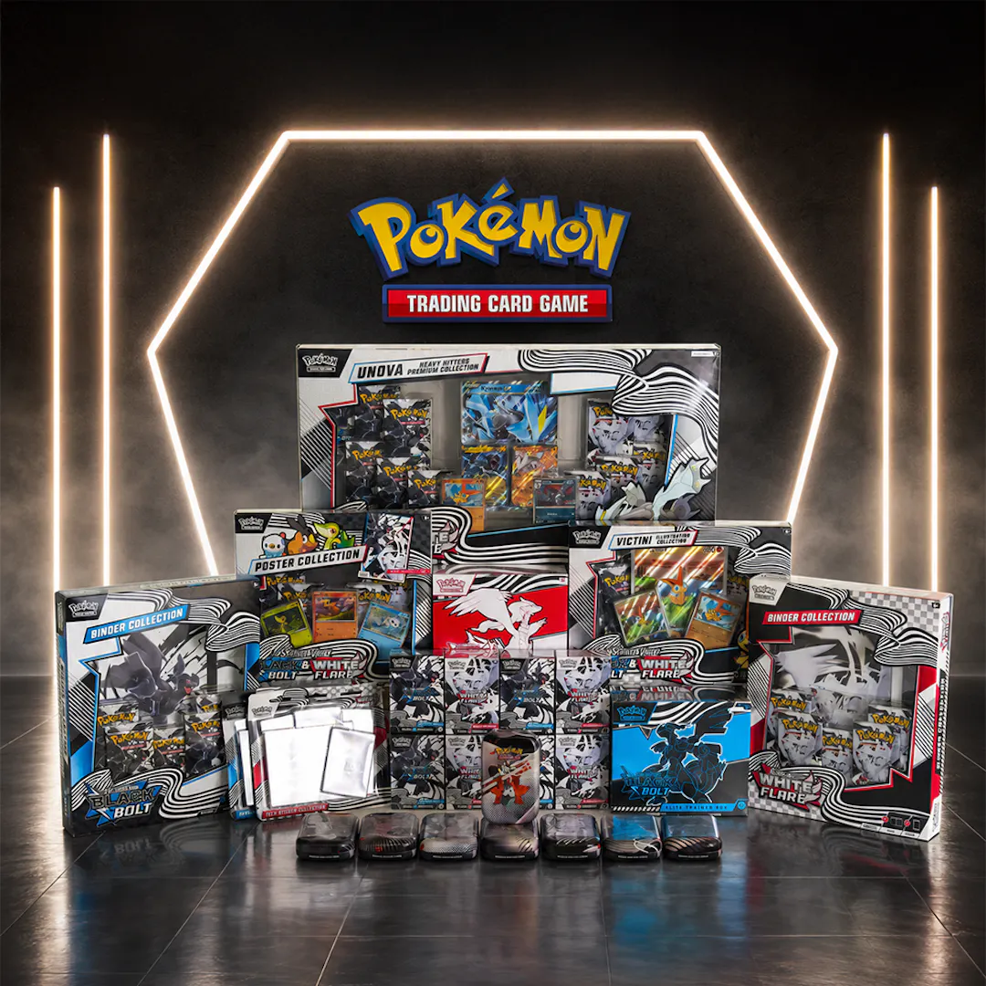 MEGA NEW AND SEALED POKEMON TCG BLACK BOLT & WHITE FLARE BUNDLE