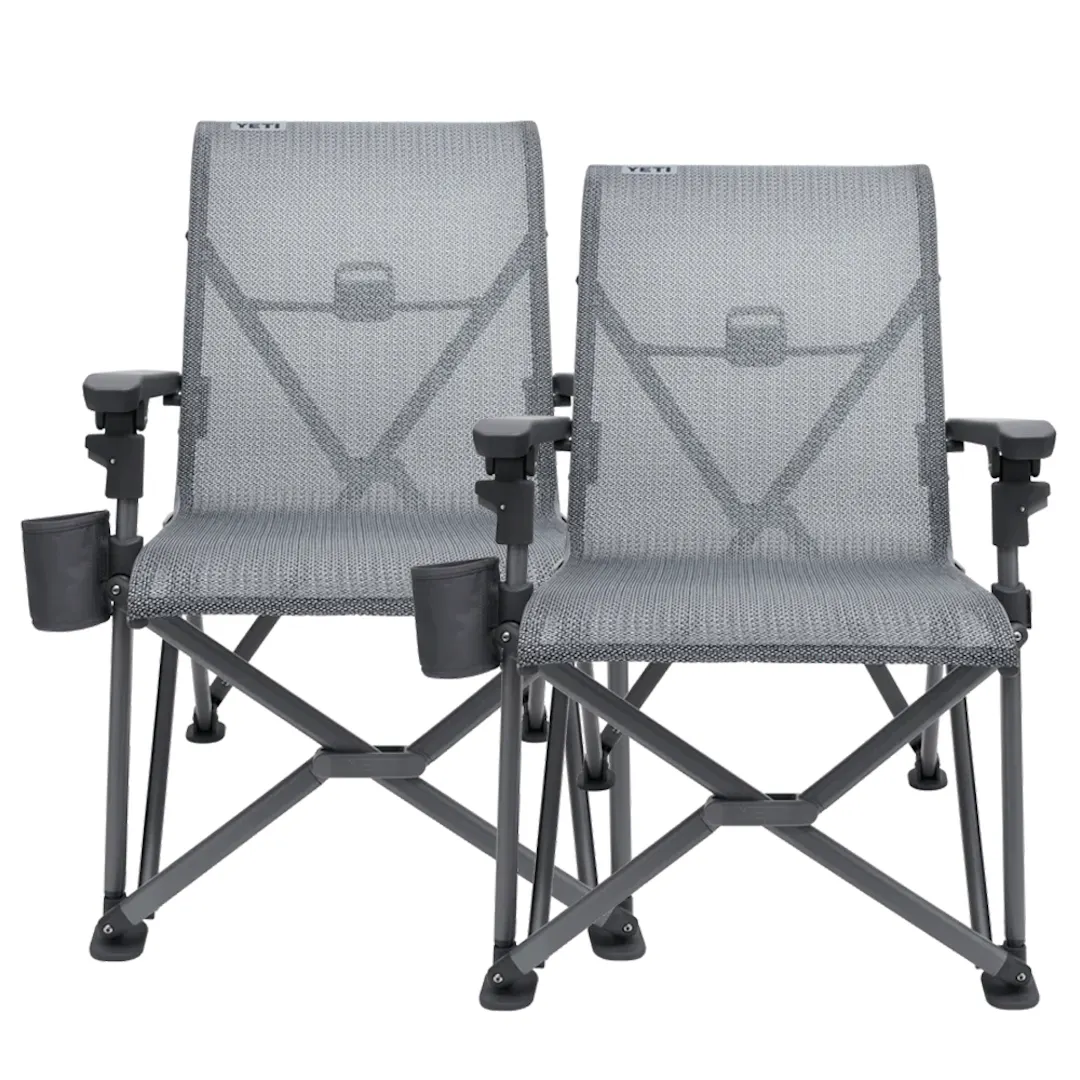 2 x YETI TRAILHEAD® CHARCOAL CAMP CHAIRS