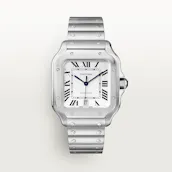 NEW CARTIER SANTOS DE CARTIER WATCH WHITE DIAL WATCH LOW ODDS