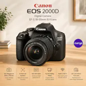 Canon EOS 2000D - digital camera EF-S 18-55mm IS II lens