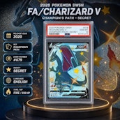 PSA 10 2020 POKEMON SWORD & SHIELD CHAMPION'S PATH #079 FA/CHARIZARD V
