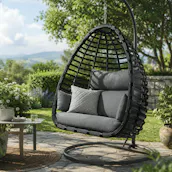 BALI HANGING EGG CHAIR + COVER 5 COLOUR CHOICES