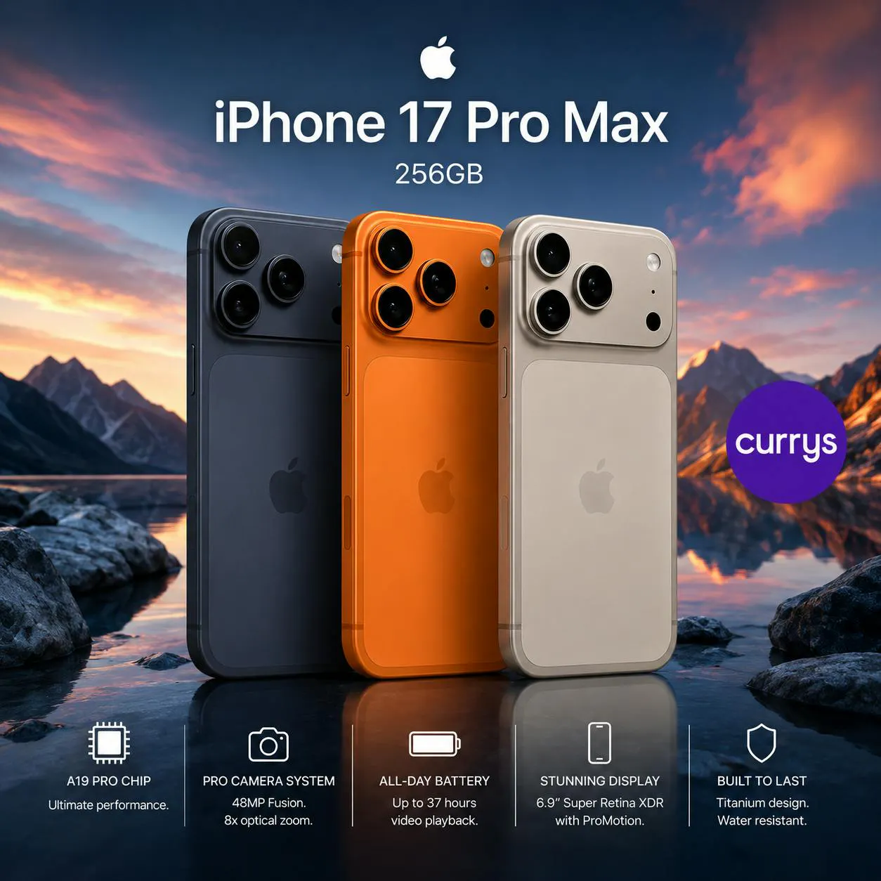 APPLE IPHONE 17 PRO MAX 256GB