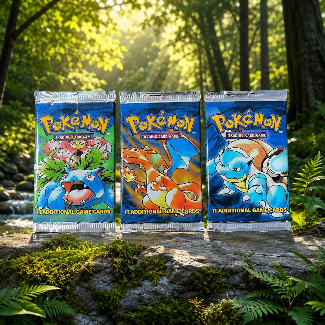 3 X SEALED POKEMON 1999 BASE SET BOOSTER PACKS