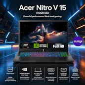 ACER NITRO V15 15.6" GAMING LAPTOP - AMD RYZEN 5, RTX 5050, 512 GB SSD