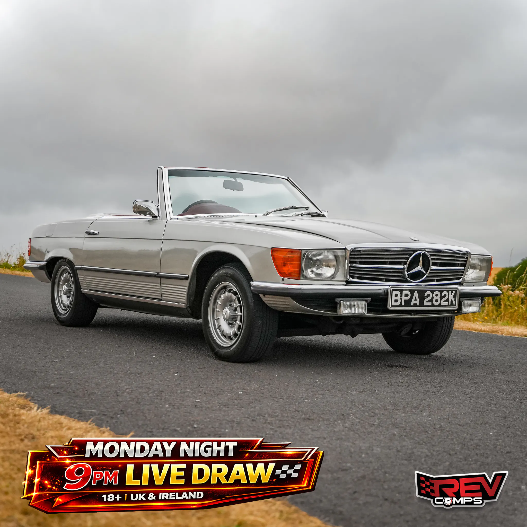 1971 MERCEDES 350SL V8 + £1,000