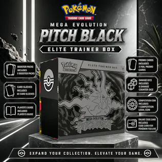 NEW POKÉMON MEGA EVOLUTION PITCH BLACK ELITE TRAINER BOX