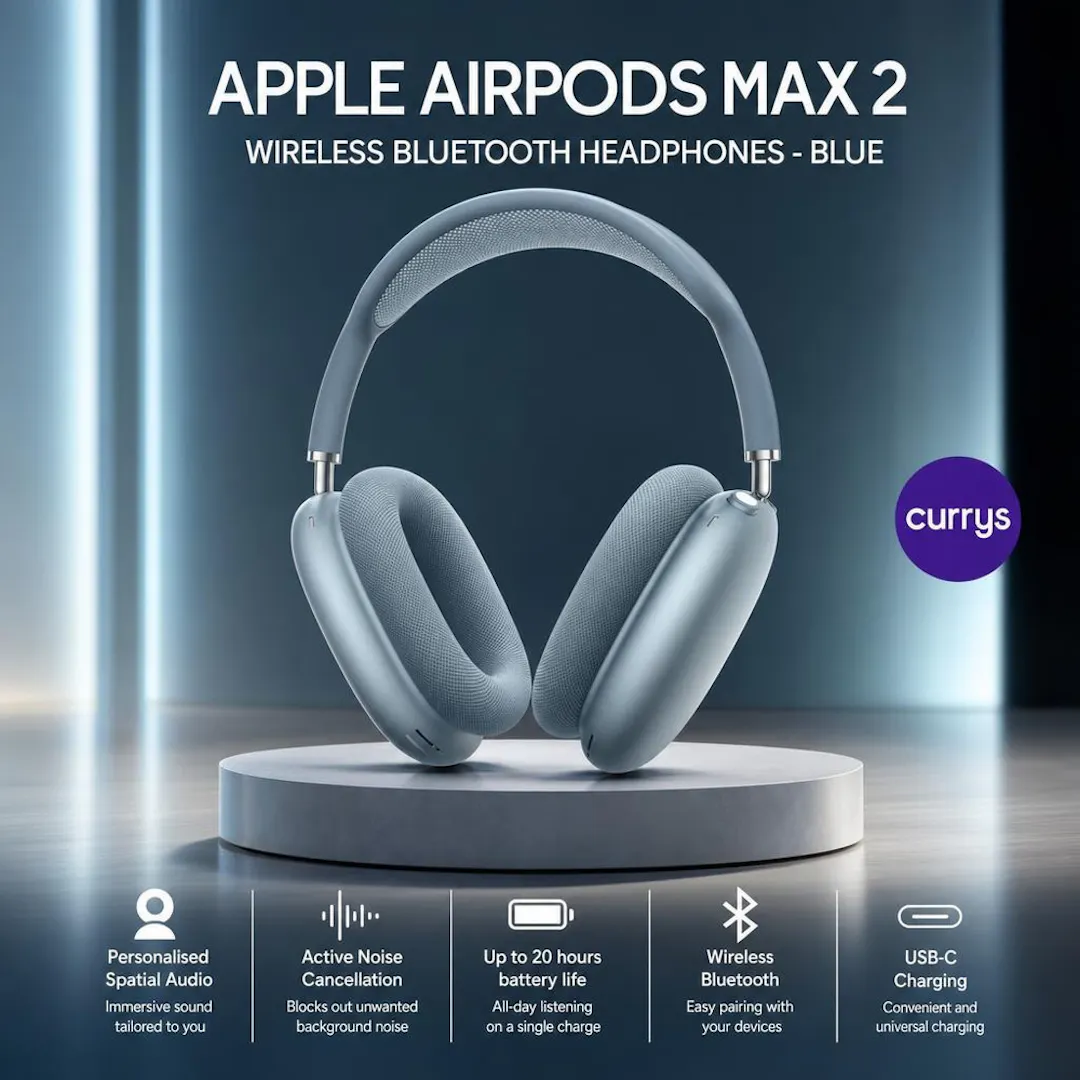 APPLE AirPods Max 2 Wireless Bluetooth Headphones - Blue