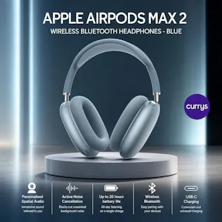 APPLE AirPods Max 2 Wireless Bluetooth Headphones - Blue