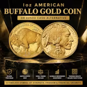 AMERICAN BUFFALO 1OZ FINE GOLD COIN OR £2500