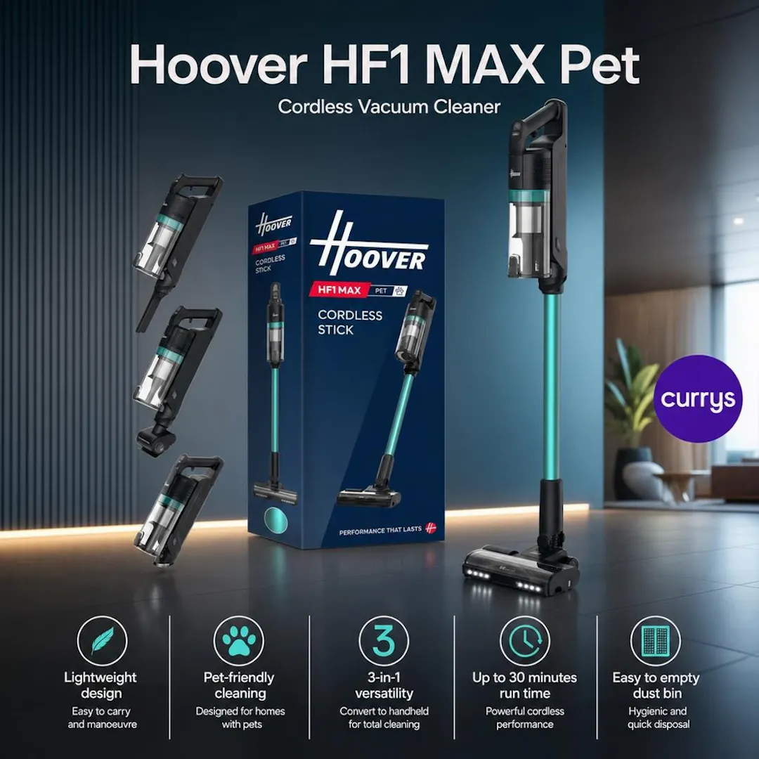 HOOVER HF1 MAX Pet Cordless Vacuum Cleaner