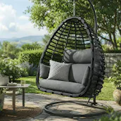 BALI HANGING EGG CHAIR + COVER 5 COLOUR CHOICES