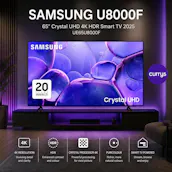 SAMSUNG U8000F 65" Crystal UHD 4K HDR Smart TV - UE65U8000F