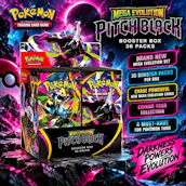 NEW RELEASE POKEMON TCG PITCH BLACK BOOSTER BOX 36 PACKS