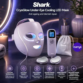 SHARK CRYOGLOW LED FACE MASK LILAC CHILL – ANTI AGEING