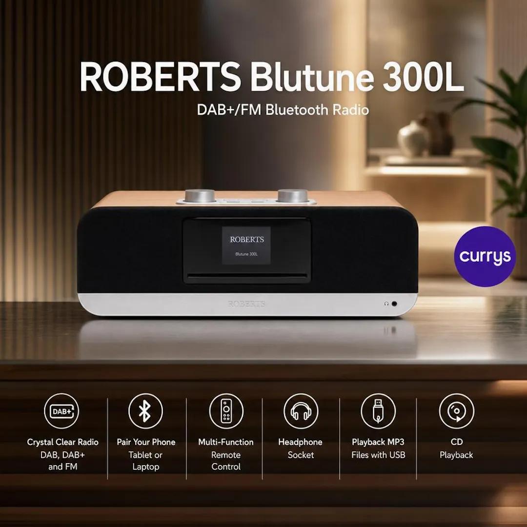 ROBERTS Blutune 300L DAB+/FM Bluetooth Radio
