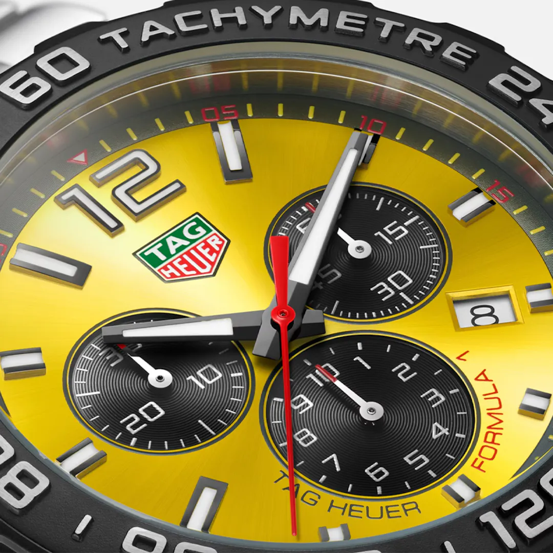 TAG HEUER FORMULA 1 43MM CHRONOGRAPH SUNRAY YELLOW