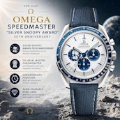NEW OMEGA SPEEDMASTER “SILVER SNOOPY AWARD” 50TH ANNIVERSARY