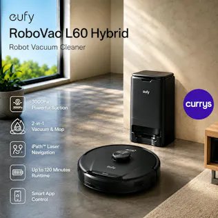 EUFY ROBOVAC L60 HYBRID ROBOT VACUUM CLEANER - BLACK - PARENT DAY 1 REREBORN #7