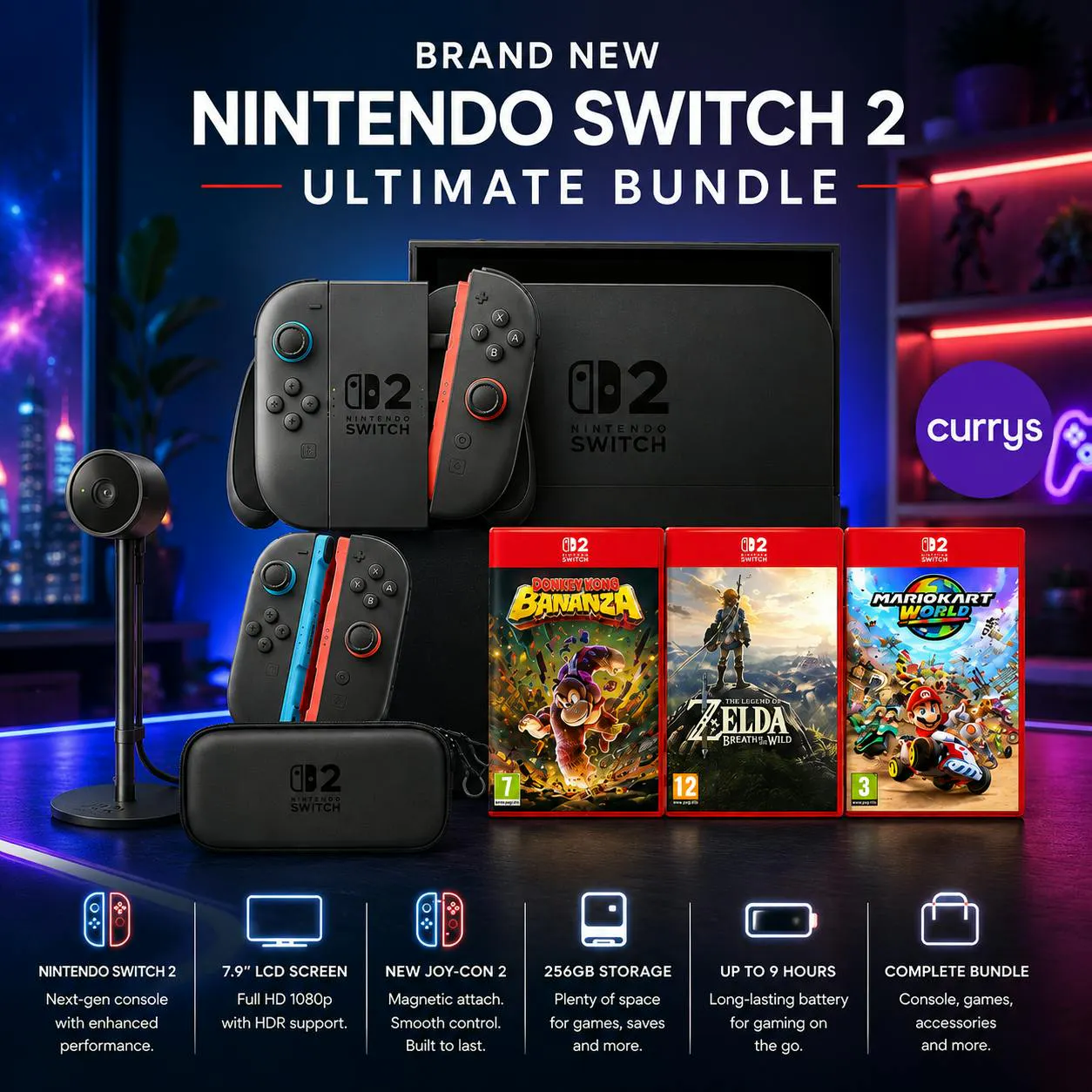 BRAND NEW NINTENDO SWITCH 2 ULTIMATE BUNDLE