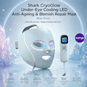 SHARK CRYOGLOW UNDER-EYE COOLING LED ANTI-AGEING REPAIR MASK - BLUE FROST