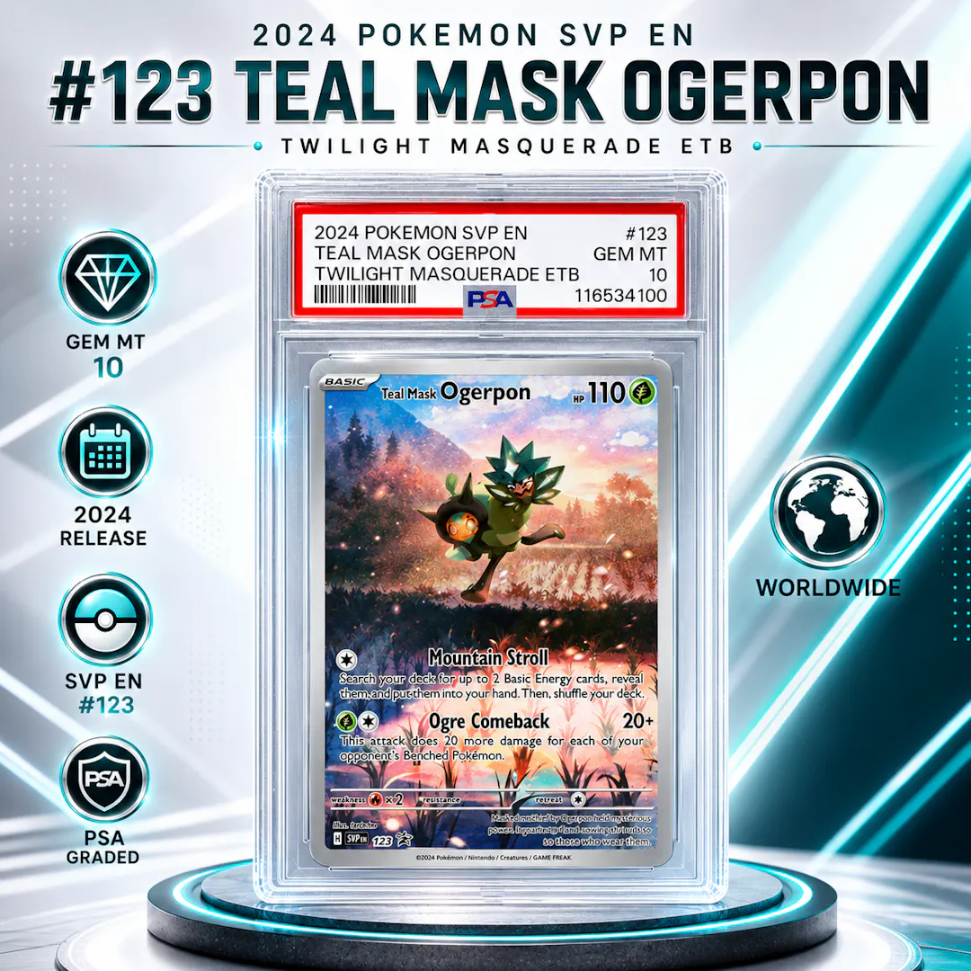 PSA 10 Teal Mask Ogerpon #123 POKEMON | Twilight Masquerade | Gem Mint