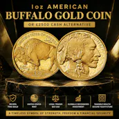 AMERICAN BUFFALO 1OZ FINE GOLD COIN OR £2500
