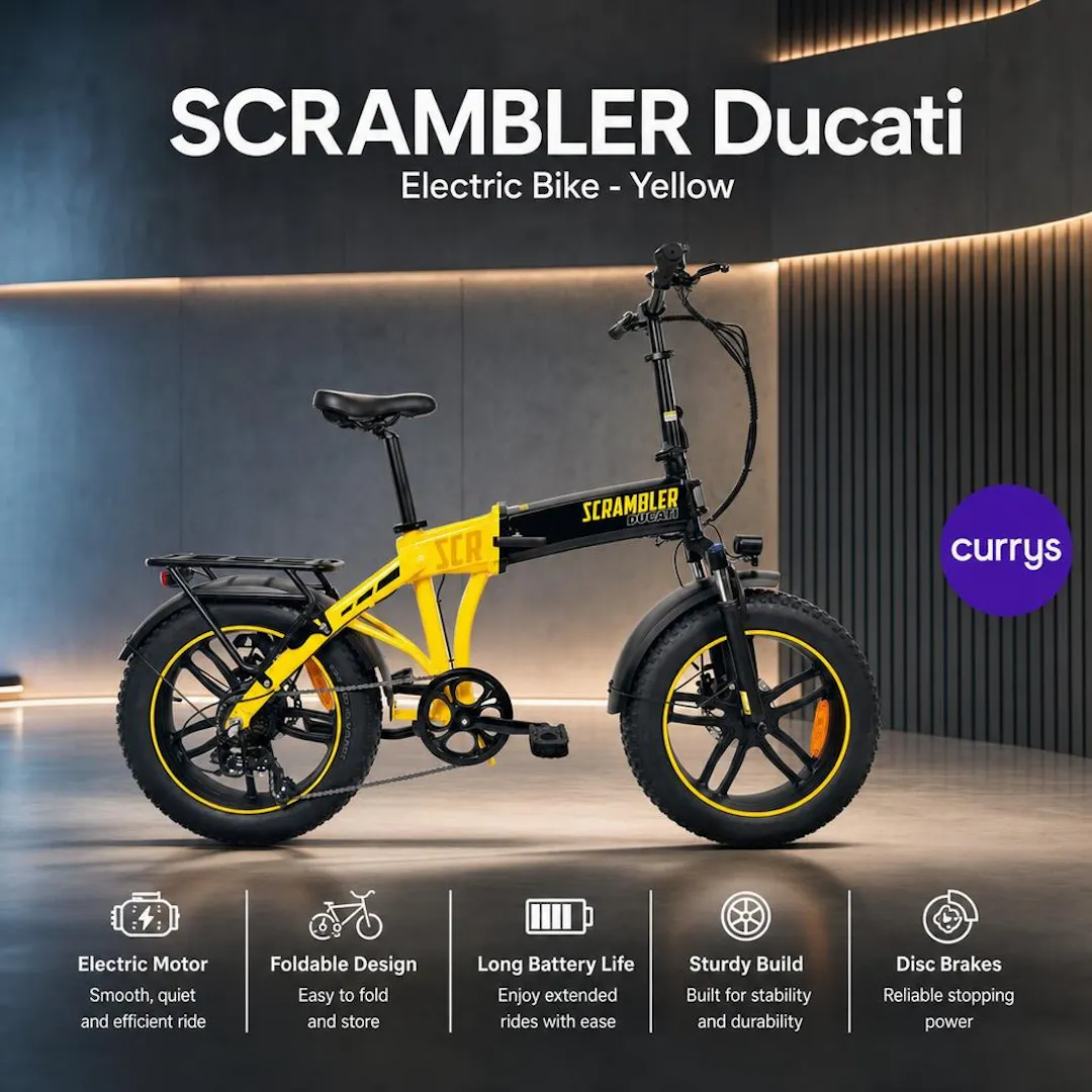 SCRAMBLER Ducati Electric Bike - Yellow