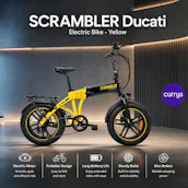 SCRAMBLER Ducati Electric Bike - Yellow