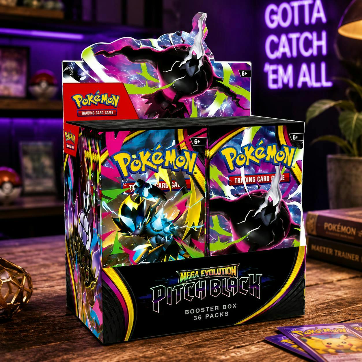 NEW RELEASE POKEMON TCG PITCH BLACK BOOSTER BOX 36 PACKS
