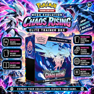 NEW POKEMON MEGA EVOLUTION CHAOS RISING ELITE TRAINER BOX 2.0 #28
