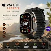 APPLE WATCH ULTRA 3 CELLULAR - 49 MM BLACK TITANIUM & BLACK OCEAN BAND
