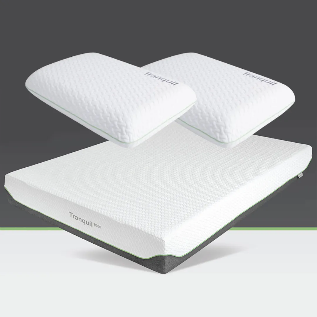 KINGSIZE TRANQUIL 1000 MATTRESS & PILLOW BUNDLE