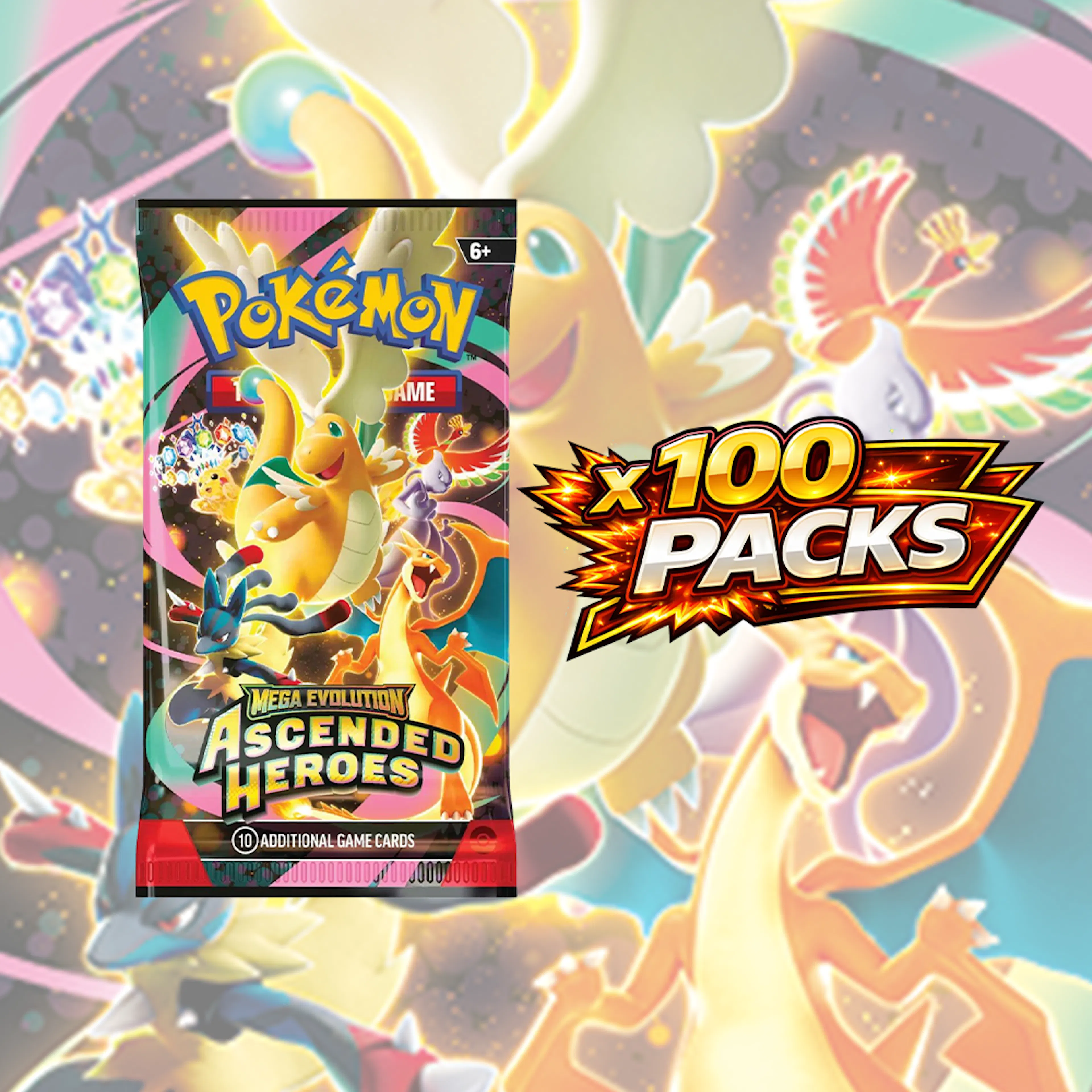 Kyle Phillips - 100 x BRAND NEW POKEMON ASCENDED HEROS PACKS