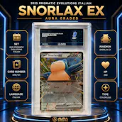 AURA 9 MINT SNORLAX EX PRISMATIC EVOLUTIONS ITALIAN EDITION