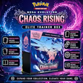 NEW POKEMON MEGA EVOLUTION CHAOS RISING ELITE TRAINER BOX