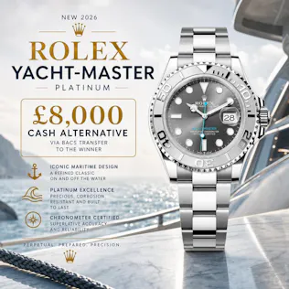 NEW 2026 ROLEX PLATINUM YACHT MASTER OR £8,000