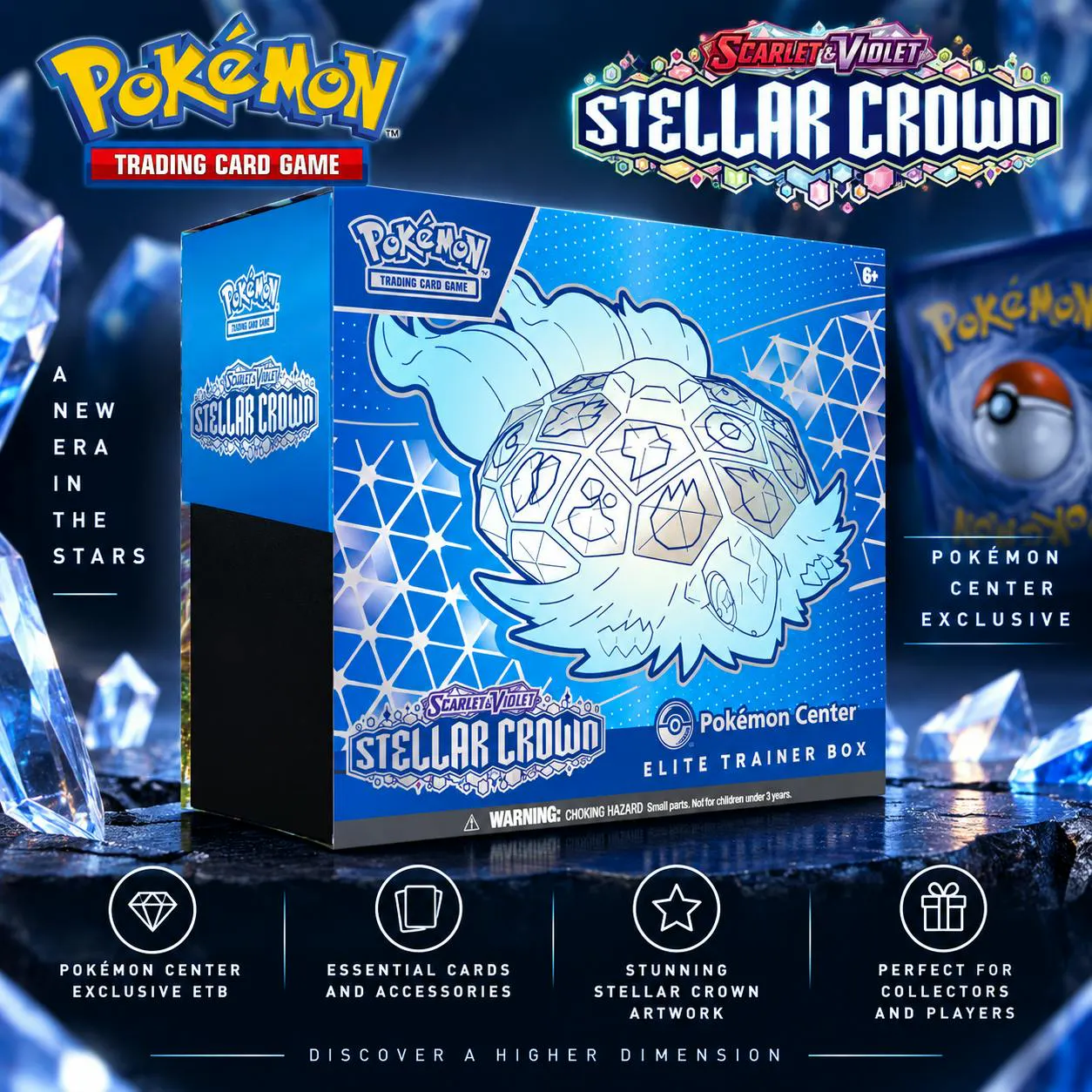 NEW SEALED POKEMON CENTRE STELLAR CROWN ELITE TRAINER BOX